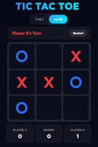 Tic Tac Toe gameplay cover thumbnail screenshot