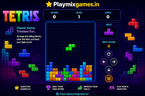 Play Tetris online game