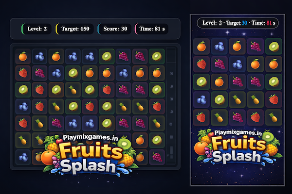 Play Fruit Splash free online