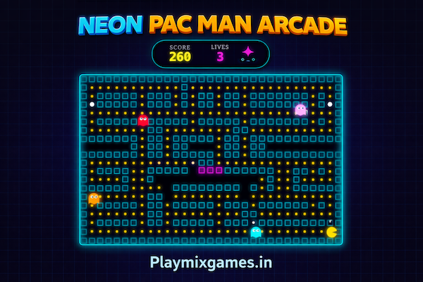 Play Neon Pac-Man free online